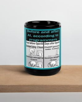 Before and after AI, according to programmers Mug