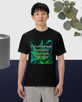 Everything made from plastic can be made from hemp cannabis Men’s T-Shirt