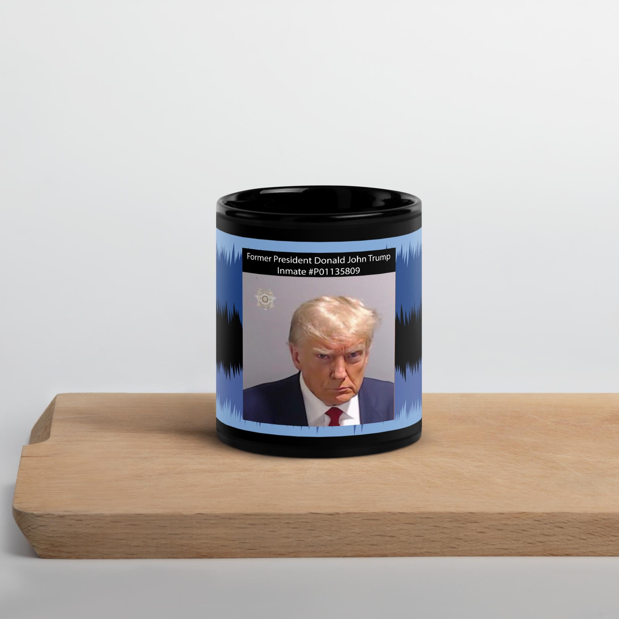 Former President Donald John Trump Mug Shot Inmate #P01135809 Coffee Mug 11 oz