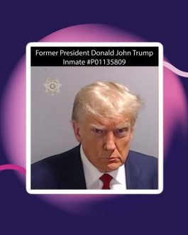 Former President Donald John Trump Inmate #P01135809 Bubble-free stickers
