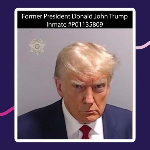 Former President Donald John Trump Inmate #P01135809 Bubble-free stickers white 5x5 inches