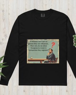 Athletes can't bet on games but Congress invests in companies it regulates long-Sleeve Unisex T-Shirt - Image 3