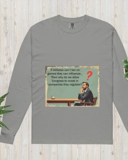 Athletes can't bet on games but Congress invests in companies it regulates long-Sleeve Unisex T-Shirt - Image 4