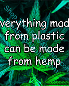 Everything made from plastic can be made from hemp - Men’s Long Sleeve Shirt - Image 4