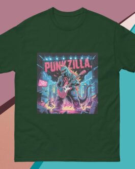 Punkzilla Punk Rockers Music Punkers Godzilla Movies Anarchy Symbol Icon Guitar Unisex shirt - Image 12