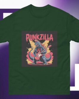 Punkzilla Punk Rockers Music Punkers Godzilla Movies Anarchy Symbol Icon Guitar Unisex shirt - Image 10