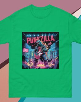 Punkzilla Punk Rockers Music Punkers Godzilla Movies Anarchy Symbol Icon Guitar Unisex shirt - Image 11