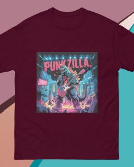 Punkzilla Punk Rockers Music Punkers Godzilla Movies Anarchy Symbol Icon Guitar Unisex shirt - Image 8