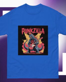 Punkzilla Punk Rockers Music Punkers Godzilla Movies Anarchy Symbol Icon Guitar Unisex shirt - Image 7