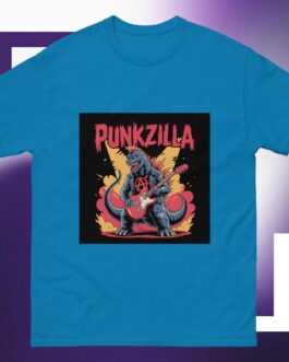 Punkzilla Punk Rockers Music Punkers Godzilla Movies Anarchy Symbol Icon Guitar Unisex shirt - Image 12
