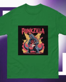 Punkzilla Punk Rockers Music Punkers Godzilla Movies Anarchy Symbol Icon Guitar Unisex shirt - Image 13