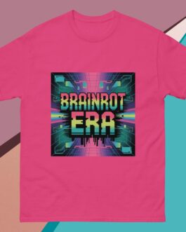 Brainrot Era T-Shirt | Unisex Gen Z Glitch Tech & Cyberpunk Gaming Tee - Image 6