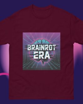 Brainrot Era Unisex Shirt Retro Futuristic Glitch Art Tee Gen Z Meme Streetwear - Image 6