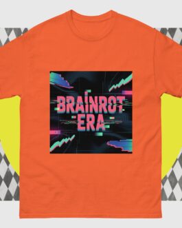 Brainrot Era T-Shirt - Bold Glitch Art Retro Gaming Cyberpunk - Image 9