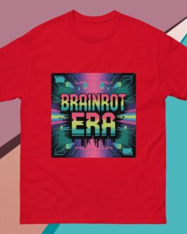 Brainrot Era T-Shirt | Unisex Gen Z Glitch Tech & Cyberpunk Gaming Tee - Image 5