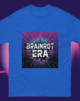 Brainrot Era Unisex Shirt Retro Futuristic Glitch Art Tee Gen Z Meme Streetwear - Image 7
