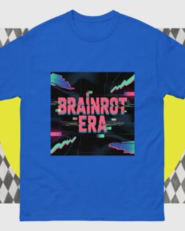 Brainrot Era T-Shirt - Bold Glitch Art Retro Gaming Cyberpunk - Image 10