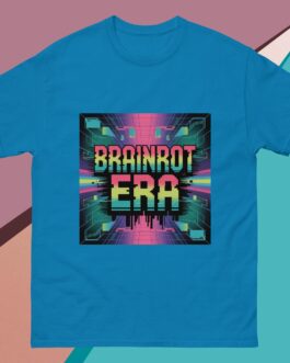 Brainrot Era T-Shirt | Unisex Gen Z Glitch Tech & Cyberpunk Gaming Tee - Image 9