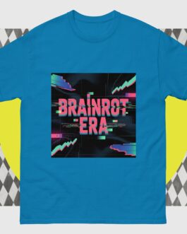 Brainrot Era T-Shirt - Bold Glitch Art Retro Gaming Cyberpunk - Image 12