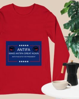 Make Antifa Great Again Long Sleeve Shirt | Anti-Fascist Protest Tee | Leftist Punk Rock Apparel - Image 7