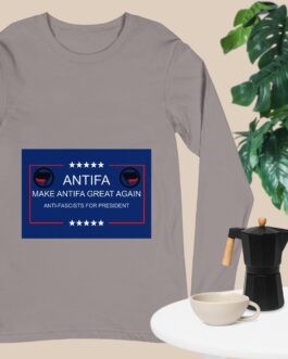 Make Antifa Great Again Long Sleeve Shirt | Anti-Fascist Protest Tee | Leftist Punk Rock Apparel - Image 9