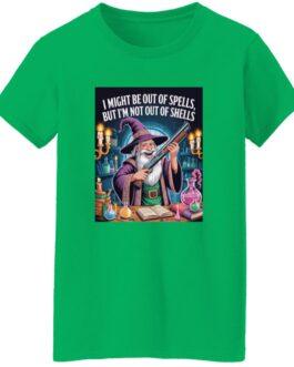 "Out of Spells, Not Out of Shells" Women's T-Shirt - Funny Wizard Graphic Tee | Ladies' D&D Fantasy Gamer Gift - Image 13