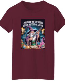 "Out of Spells, Not Out of Shells" Women's T-Shirt - Funny Wizard Graphic Tee | Ladies' D&D Fantasy Gamer Gift - Image 14