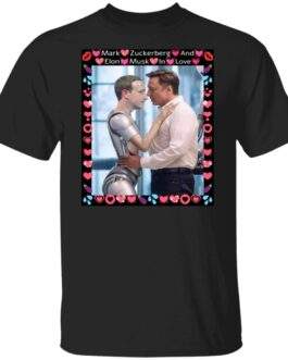 Elon Musk & ZuckBot “In Love” AI Satire T-Shirt – Gildan G500 Men’s Cotton Tee - Image 6