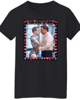 Elon & Zuck "AI Romance" Women's Satire Tee – Funny Tech Billionaire Meme - Image 6