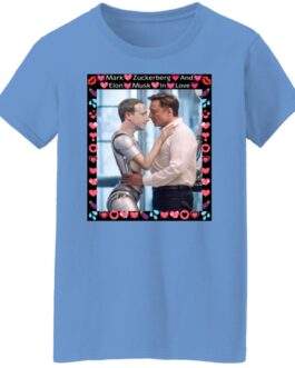 Elon & Zuck "AI Romance" Women's Satire Tee – Funny Tech Billionaire Meme - Image 7