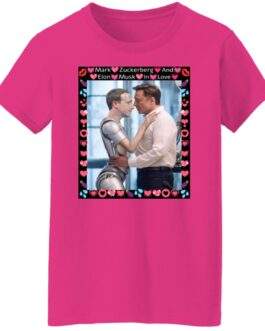 Elon & Zuck "AI Romance" Women's Satire Tee – Funny Tech Billionaire Meme - Image 8