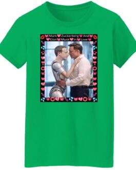 Elon & Zuck "AI Romance" Women's Satire Tee – Funny Tech Billionaire Meme - Image 9