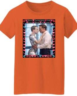 Elon & Zuck "AI Romance" Women's Satire Tee – Funny Tech Billionaire Meme - Image 13