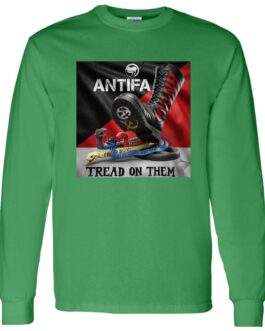 Men's Unisex Antifa Tread On Them Long-Sleeve Shirt | Anti-Fascist Tee - Image 7