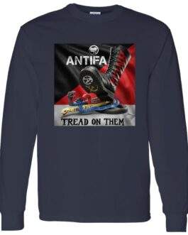 Men's Unisex Antifa Tread On Them Long-Sleeve Shirt | Anti-Fascist Tee - Image 6