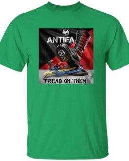Men's Antifa Tread On Them Shirt | Anti-Fascist Heavy Cotton Tee - Image 5