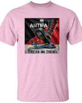 Men's Antifa Tread On Them Shirt | Anti-Fascist Heavy Cotton Tee - Image 6