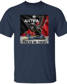 Men's Antifa Tread On Them Shirt | Anti-Fascist Heavy Cotton Tee - Image 7