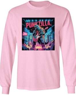 Men's Punkzilla Long-Sleeve Shirt Punk Rock Kaiju Anarchy Unisex Shirt - Image 8