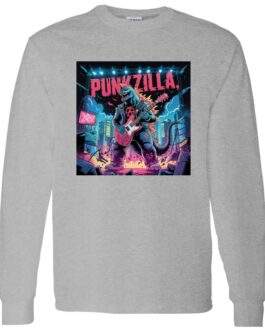 Men's Punkzilla Long-Sleeve Shirt Punk Rock Kaiju Anarchy Unisex Shirt - Image 5