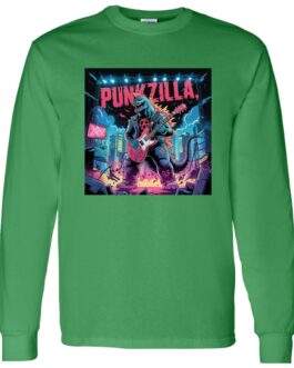 Men's Punkzilla Long-Sleeve Shirt Punk Rock Kaiju Anarchy Unisex Shirt - Image 6