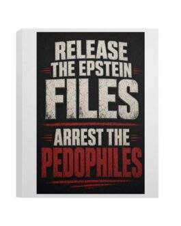 Release The Epstein Files Arrest The Pedophiles Deluxe Portrait Canvas 1.5in Frame For Protests - Image 5