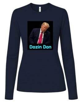 Women's Dozin Don Anti-Trump Long Sleeve Tee - Image 4
