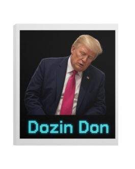 Dozin Don Anti-Trump Deluxe Portrait Canvas 1.5in Frame For Protests - Image 4