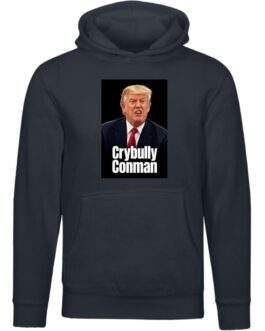 Crybully Conman Anti-Trump Unisex Premium Hoodie - Image 5