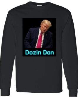 Men's Dozin Don Anti-Trump Long Sleeve Shirt - Image 5