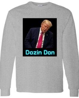 Men's Dozin Don Anti-Trump Long Sleeve Shirt - Image 6